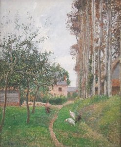 Jour gris, Varengeville, Auberge du Manoir - Camille Jacob Pissarro